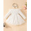 (9-12 Months, White) Φόρεμα patchwork με μωρά κορίτσια 5