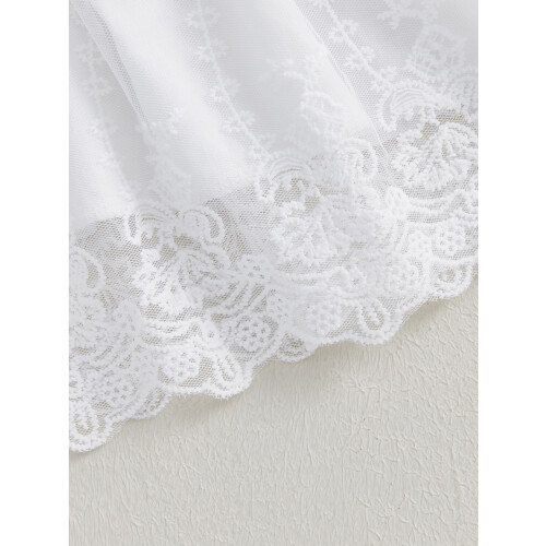 (6-9 Months, White) Φόρεμα patchwork με μωρά κορίτσια 1