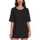 Top da donna a maniche corte con scollo rotondo, camicie estive 1