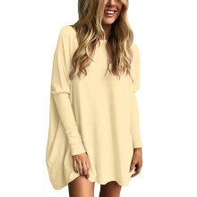 Camisetas de manga larga para mujer, estilo túnica, ideales para usar con leggings. Suéteres elegantes de talla grande para otoño.