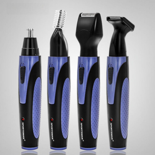 Nose Hair Trimmer Blue 4-in-1 Multifunctional 1