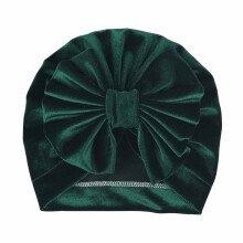 Kopftuch für Babys, Mädchen, Schleifen, Turban, Mütze, durchbrochene Babymütze, 0-24 Monate