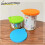 ZOUYUE3PACK Καλύμματα δοχείων τροφής για κατοικίδια, καπάκια σιλικόνης για δοχεία των 7