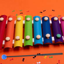 2 pares de baquetas de goma plástica para marimba para practicar