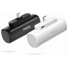Mini cargador portátil de 5000 mAh con USB-C (paquete de 2)