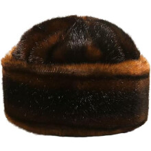 Fellmütze, Wintermütze aus Kunstpelz, flauschiger Fischerhut, warme Thermomütze für Damen und Herren, Einheitsgröße (Kaffee) DSF