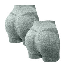 Set sport din 2 piese pentru femei, pantaloni de yoga și pantaloni scurți de fitness cu talie înaltă, respirabili, cu uscare rapidă,