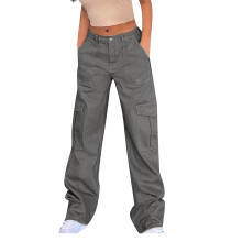 Jeans larghi Lenago da donna, colore primavera/estate, casual, da lavoro, pantaloni con tasche