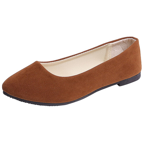 Scarpe basse comode e casual da donna/ragazza, taglie forti, slip-on. 1