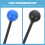 Marimba Mallets Plastic Rubber 2 Pairs 4