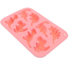 Molde de silicona con forma de dinosaurio para chocolate y caramelos. Molde antiadherente para hornear chocolate en casa.