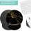 Εργονομικό Mouse Pad με υποστήριξη καρπού από αφρό μνήμης, αντιολισθητική βάση από 4