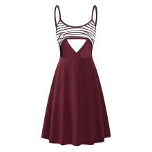 Nursing-Friendly Floral Maternity Dress - Fashion Print Sling Breast-Feeding Pregnant Woman Nursing Dress