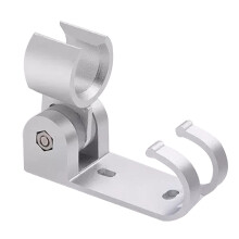 Soporte ajustable de aluminio para cabezal de ducha de mano de pared para baño