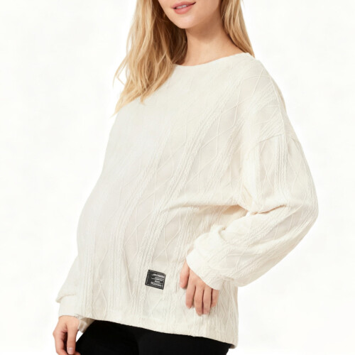 Umstandsstrickpullover Beige XXL 1