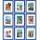 Ensemble de 9 cadres photo 8x10 – Bois composite avec 1