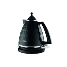 De'Longhi Brilliante Kettle, anti-scale filter, 1.7 Liters, 360? swivel base, KBJ3001BK, Black