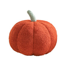 ¡Grandes descuentos! Cojín de peluche suave con forma de calabaza – Decoración para el hogar y regalo para fiestas de Halloween/Navidad
