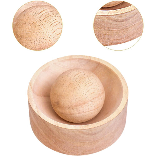 Houten dumplingpers met een diameter van 10 cm. 2