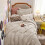 Beige Twin Comforter Set 5-Piece Bed in a Bag 3