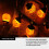 Halloween pumpkin string lights orange 20-count 6