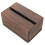 Doosje tissues van hout, donkerbruin, 1 stuk 5