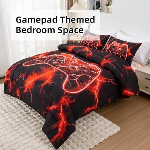 Gaming Twin-dynesæt – Gamepad-design, 5 dele 2