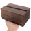 Doosje tissues van hout, donkerbruin, 1 stuk 7