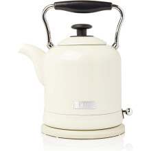 Haden 3000W Highclere Cordless Kettle, 1.5 Litre Capacity, Cream