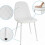 Black Marble Effect Dining Table with 4 Chairs 4