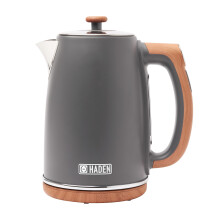 Haden Dorchester Temperature Control Kettle ? 1.7L Digital LCD Display - 3000W Fast Boil Cordless 360 Base BPA-Free and Easy to Clean