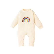 Mono de bebé niña/niño 2025, manga larga, lindo, arcoíris, ropa, overol