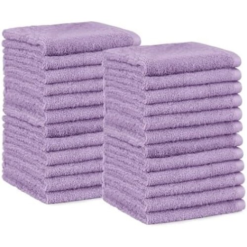100 % bomullstvättlappar, 30x30 cm, 24-pack