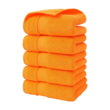 Lot de 5 serviettes pour les mains 100 % coton jacquard – Douces, absorbantes et agréables pour la peau, idéales pour la salle de bain, le spa,