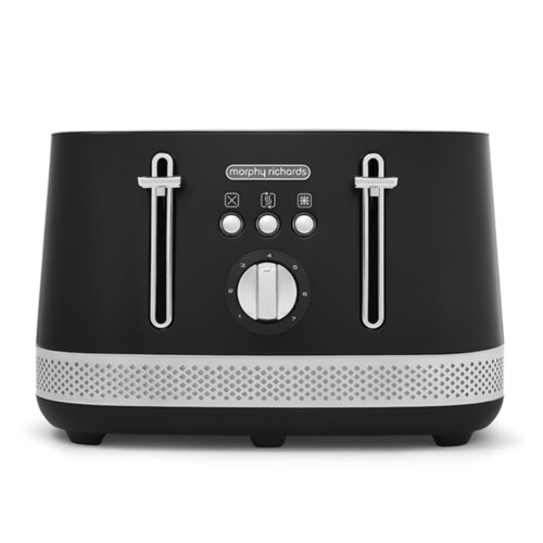 Morphy Richards Morphy Richards Illumination 4 Slice Toaster, 7 Toast Settings, Browning Controls, Variable Width Slots, Auto Pop-up, Removeable Crumb Tray, Cord