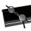 Black Plastic Reading Glasses +1.50 Round Frame 3