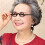 Black Plastic Reading Glasses +1.50 Round Frame 4
