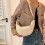 Τσάντα χιαστί Hobo Sling Crescent για γυναίκες, άνδρες, μοντέρνα, μικρή τσάντα ώμου, με 2