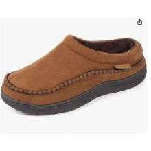 Chaussons mocassins pour hommes, chauds et confortables, à enfiler à la maison ou à l'extérieur.