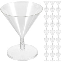 Vasos de plástico prácticos para fiestas, organizadores de eventos y catering, 25 unidades, 8,5 x 7 cm.