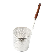 Küchensieb mit Drahtgeflecht, ideal zum Kochen von Nudeln, Pommes frites und Zwiebelringen, 18 cm