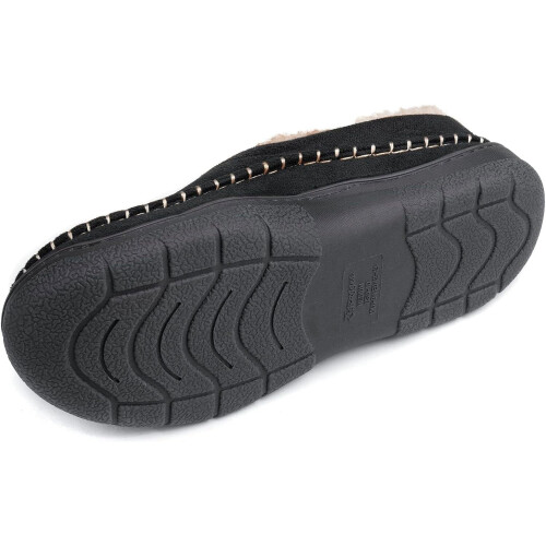 Pantofole da uomo modello mocassino, comode e calde per interni ed esterni, pantofole larghe e soffici. 1
