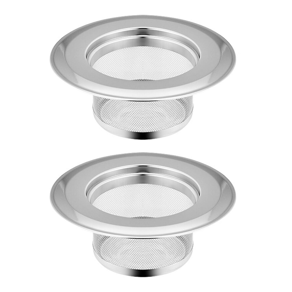 2Pcs Kitchen Sink Strainers Stainless Steel Sink Strainers Sink Filter Meshes 9485826301950