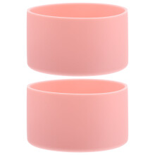 Manchon de protection en silicone pour fond de bouteille en verre (2 pièces)