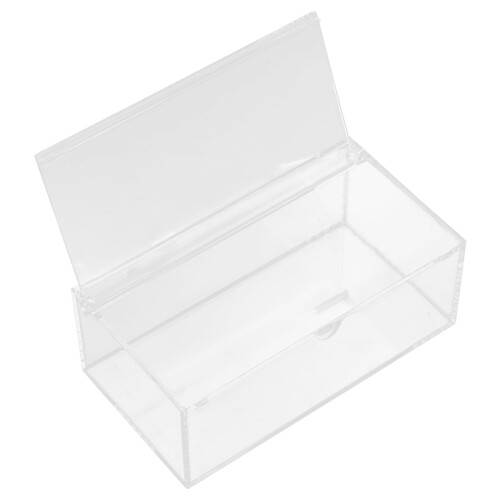 Laundry Sheets Container Clear Dryer Sheet Holder 1Pack 2