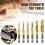 6Pcs Combination Drill Tap Bit Set High Durability Rustproof Spiral Design Wide Application Tapping Bit Tools for Drilling Threading 2