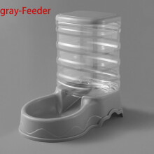 Comedero automático para mascotas de 3,8 L, fabricado en PP, con fuente de agua y bebedero. Dispensador de comida para gatos y perros grandes.