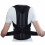 FlexiFit Pro Adjustable Straps Back Support Belt with5Steel Plates, Black, Medium 1