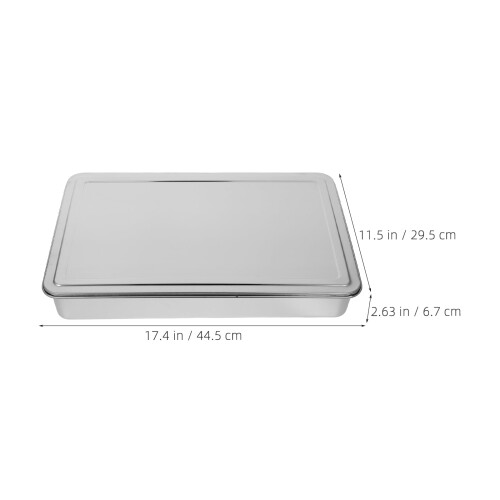 Casseroles Bakeware Rectangle with Lid for Tsgiving Kitchen Use 1Pcs 1