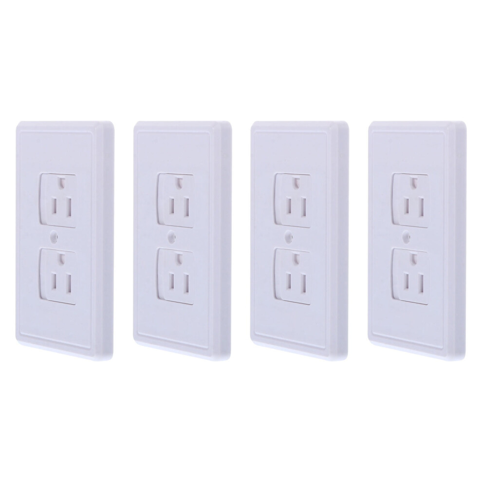 unbranded 4 Pcs Wall Plug Protector Socket Protective Covers Protection Cap Child